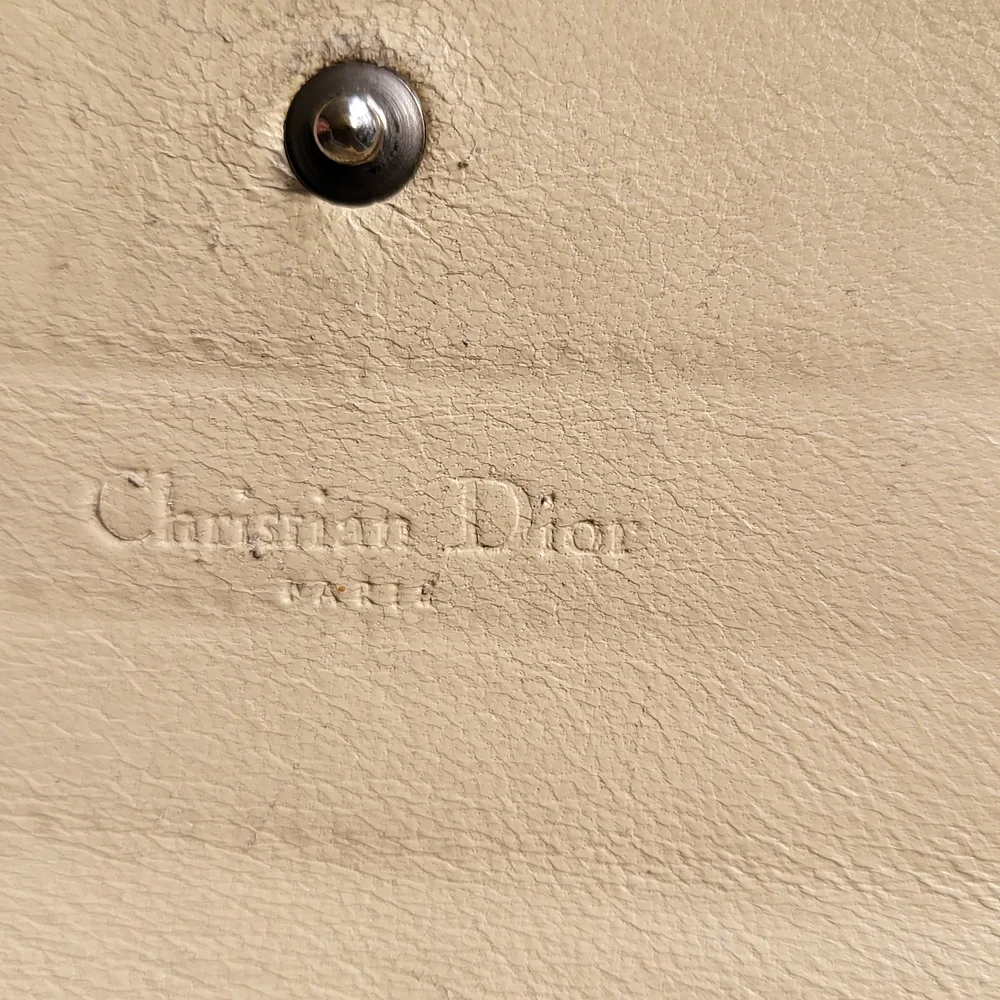 Christian Dior Patent Leather Long Wallet..Authentic..w/coa.